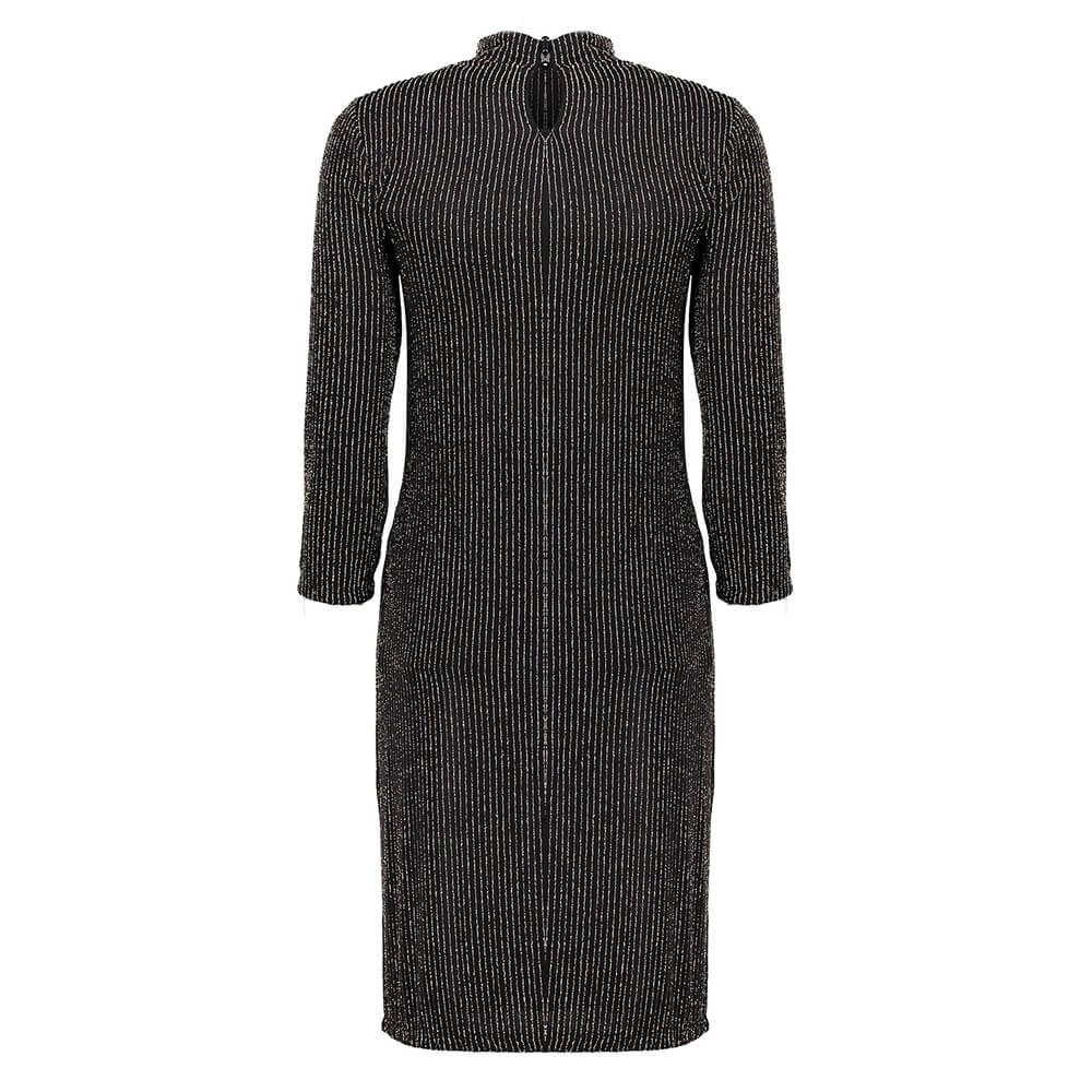 Dress Lurex Stripe Long Sleeve - Geisha - Alternatieve afbeelding