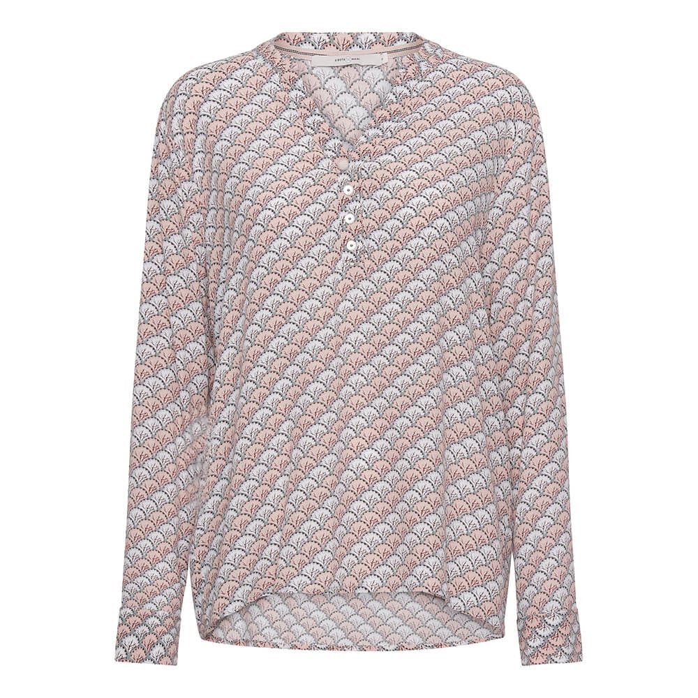 Alexia Blouse Waves Peach - Costa Mani