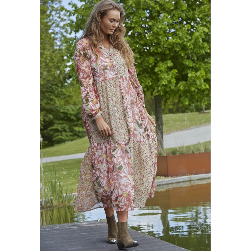 Mix Flower Dress - Costa Mani