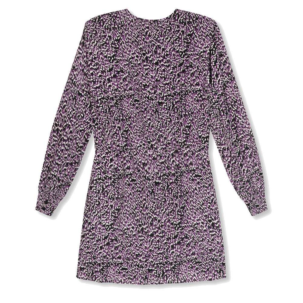 Ladies Woven Abstract Viscose Dress - Alix The Label