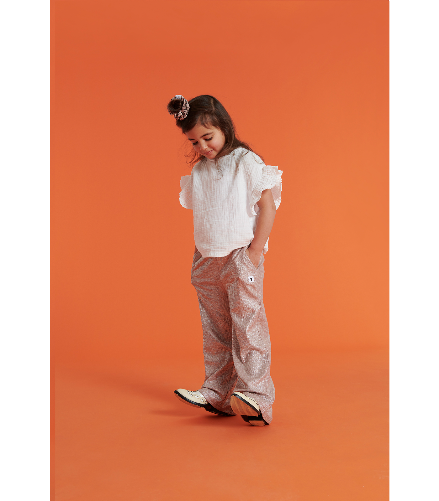 Kids Woven Embroidery Top - Alix Mini