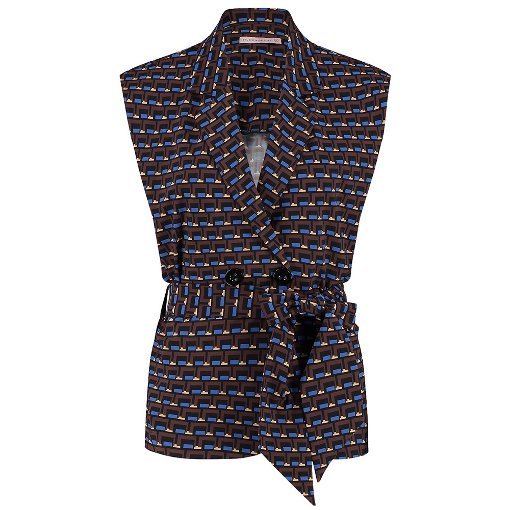 Elisa Square Blouse Gilet - Studio Anneloes