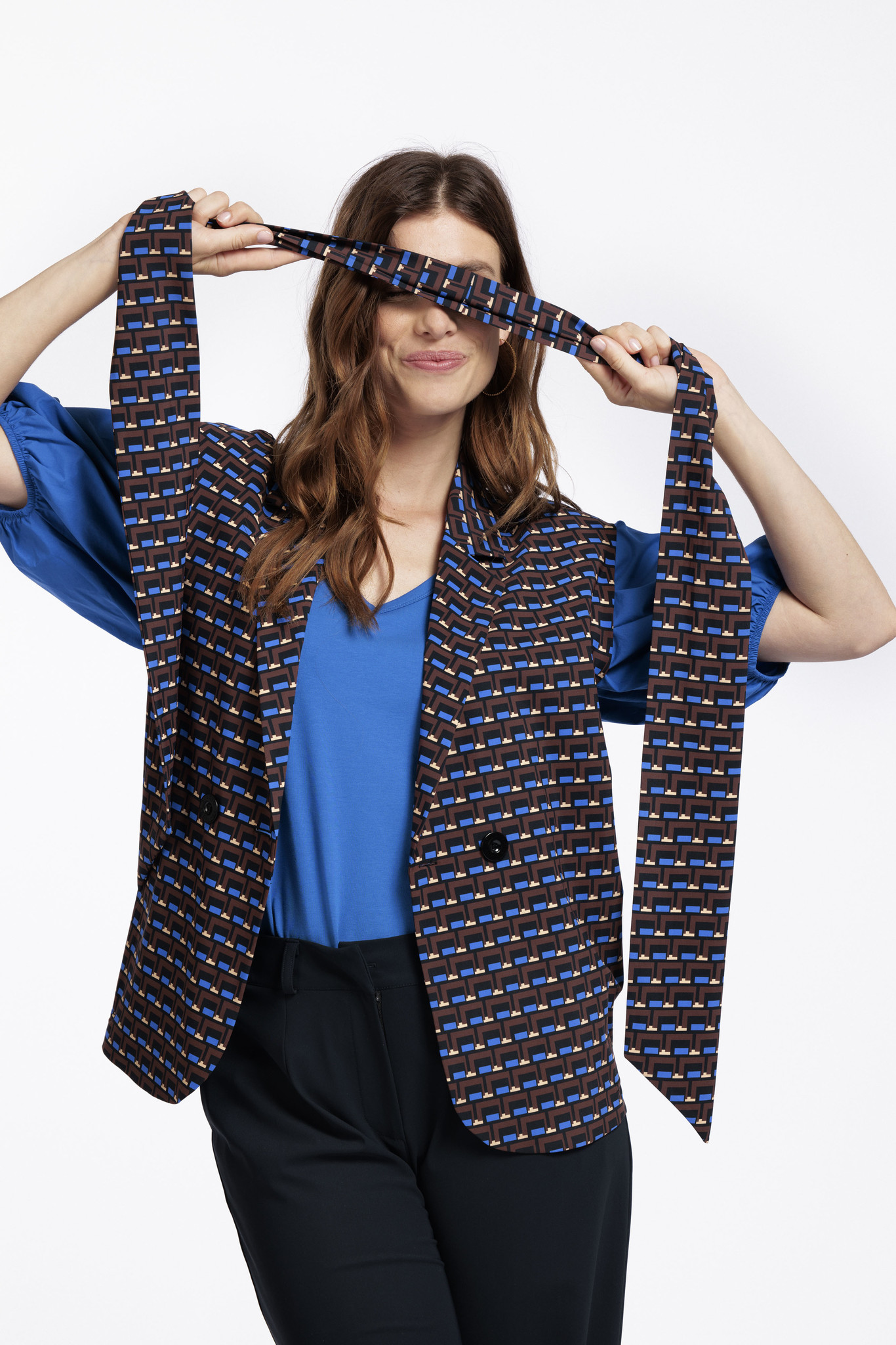 Elisa Square Blouse Gilet - Studio Anneloes