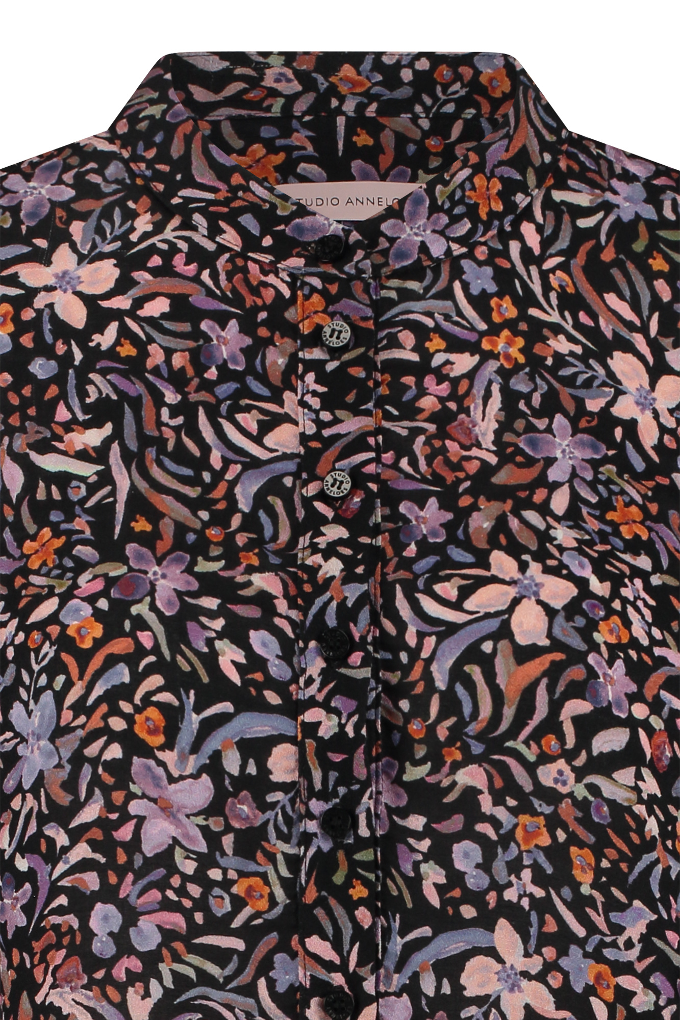 Ted Longsleeve Crepe Blouse - Studio Anneloes