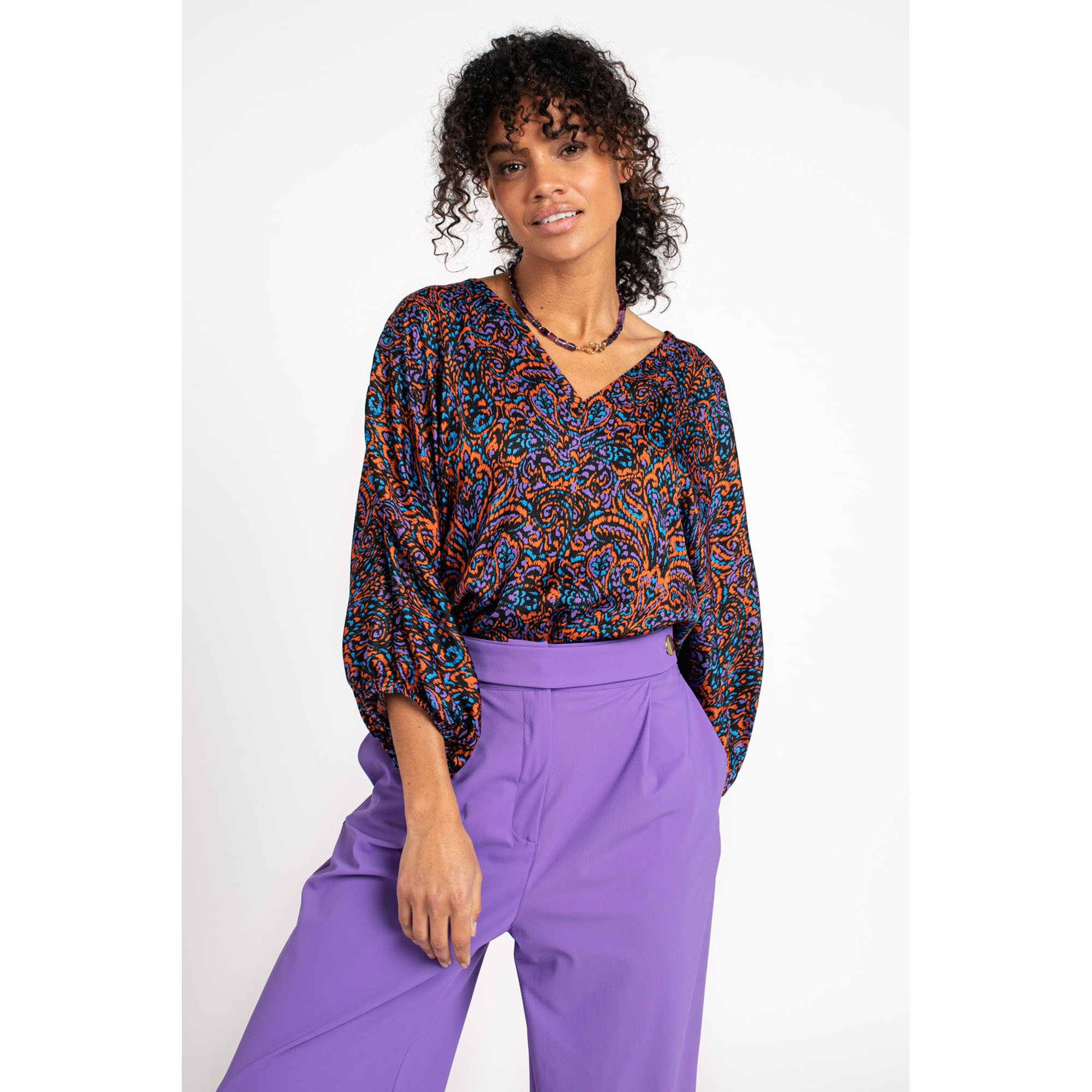 Sol satin Blouse - Studio Anneloes - Alternatieve afbeelding