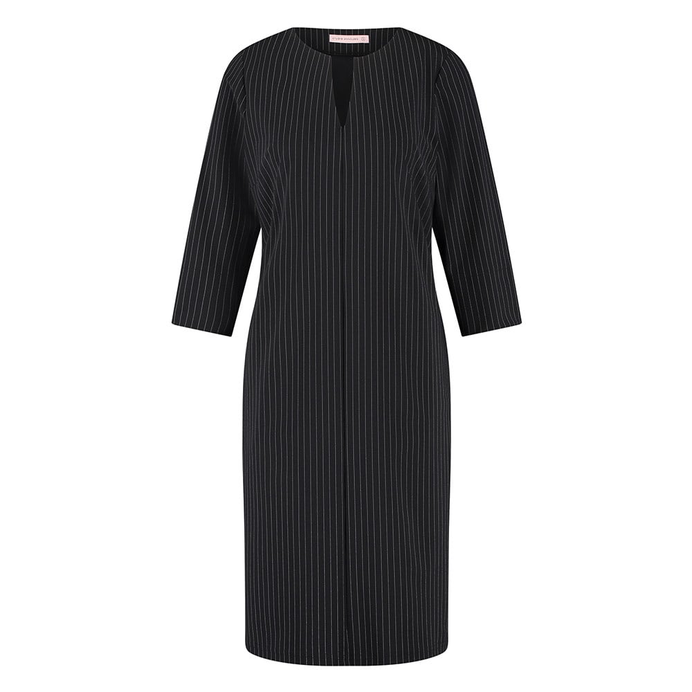 Caro Pinstripe Dress 94750 - Studio Anneloes