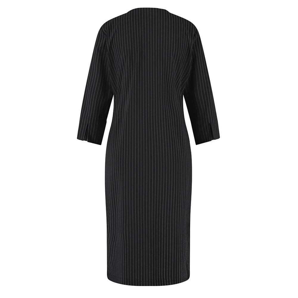 Caro Pinstripe Dress 94750 - Studio Anneloes