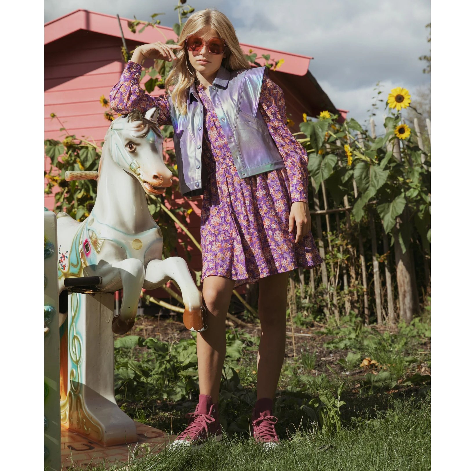 Angela Flower Dress - AI&KO - Alternatieve afbeelding