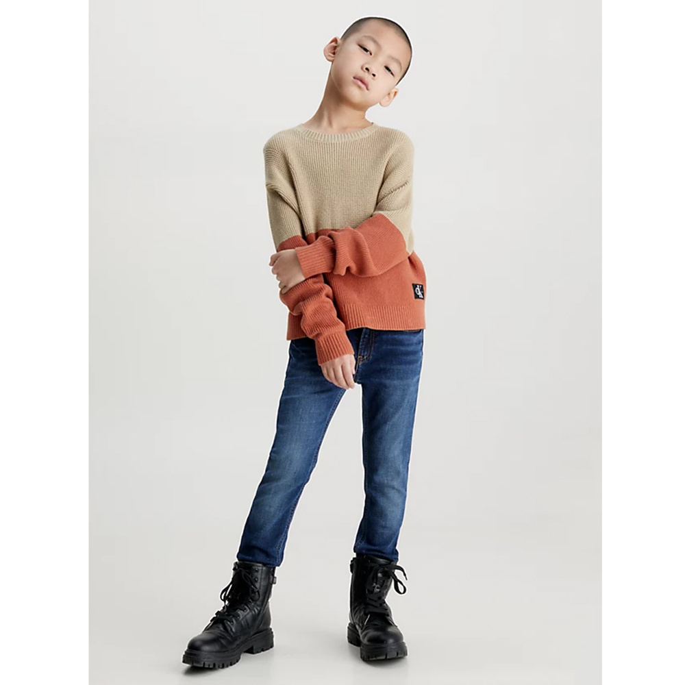 Skinny Dark Blue Clean - Calvin Klein Kids - Alternatieve afbeelding