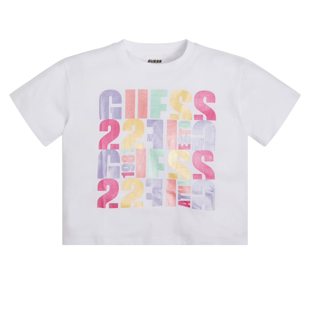 Crop Shortsleeve T-Shirt - GUESS KIDS