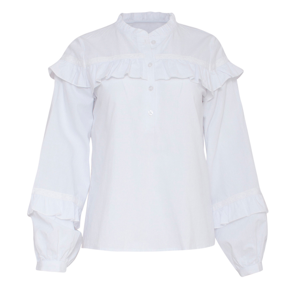 Blouse Met Ruffles 23058 - Smashed Lemon