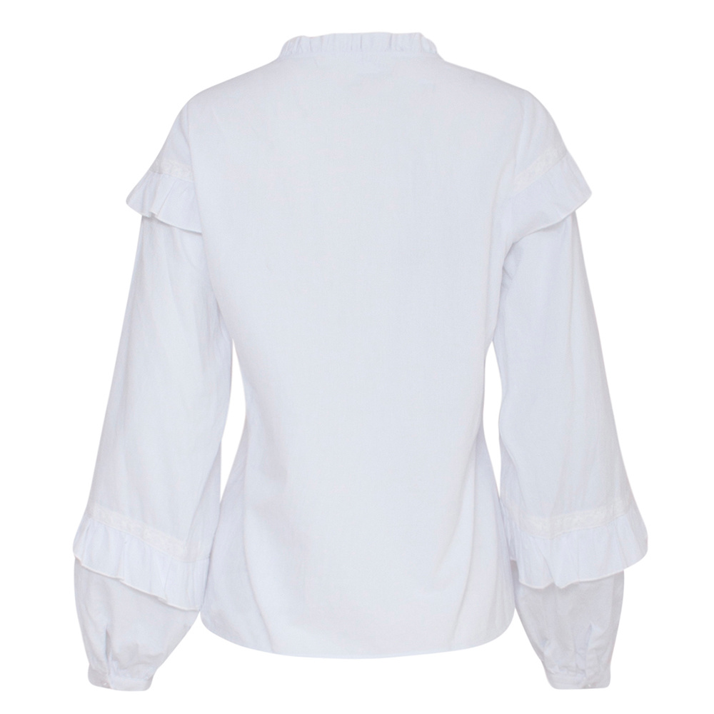 Blouse Met Ruffles 23058 - Smashed Lemon