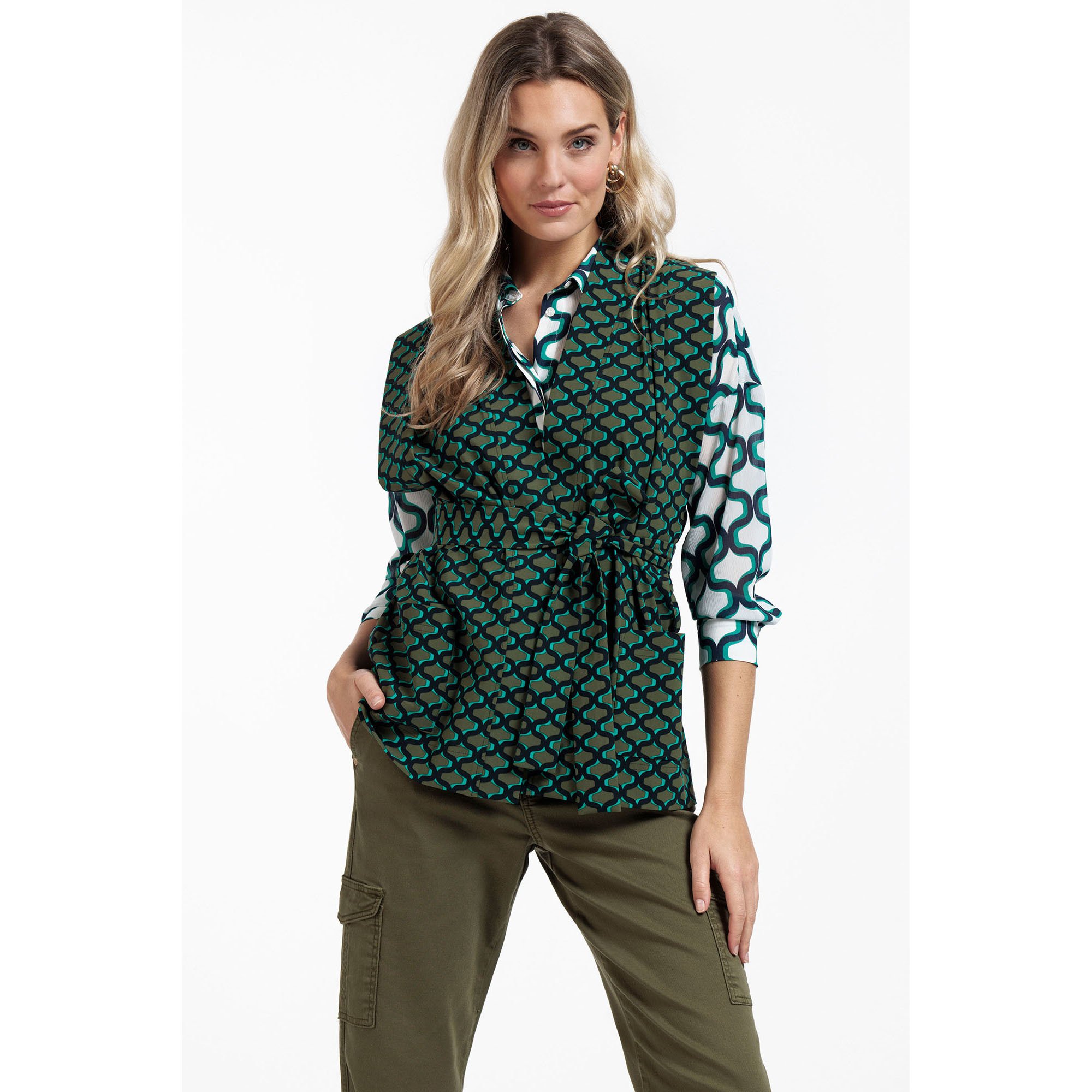 Florine Sleeveless Graphic Gilet - Studio Anneloes - Alternatieve afbeelding