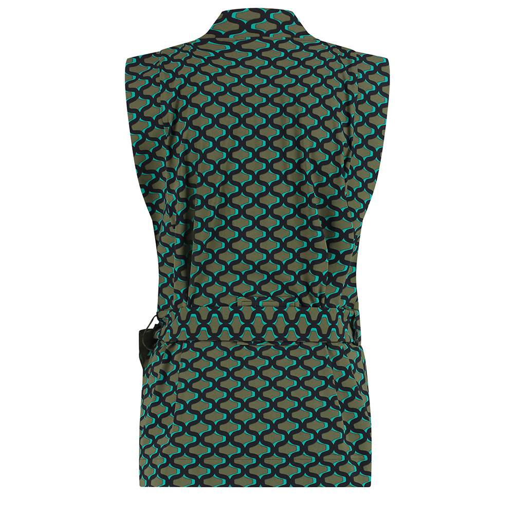 Florine Sleeveless Graphic Gilet - Studio Anneloes