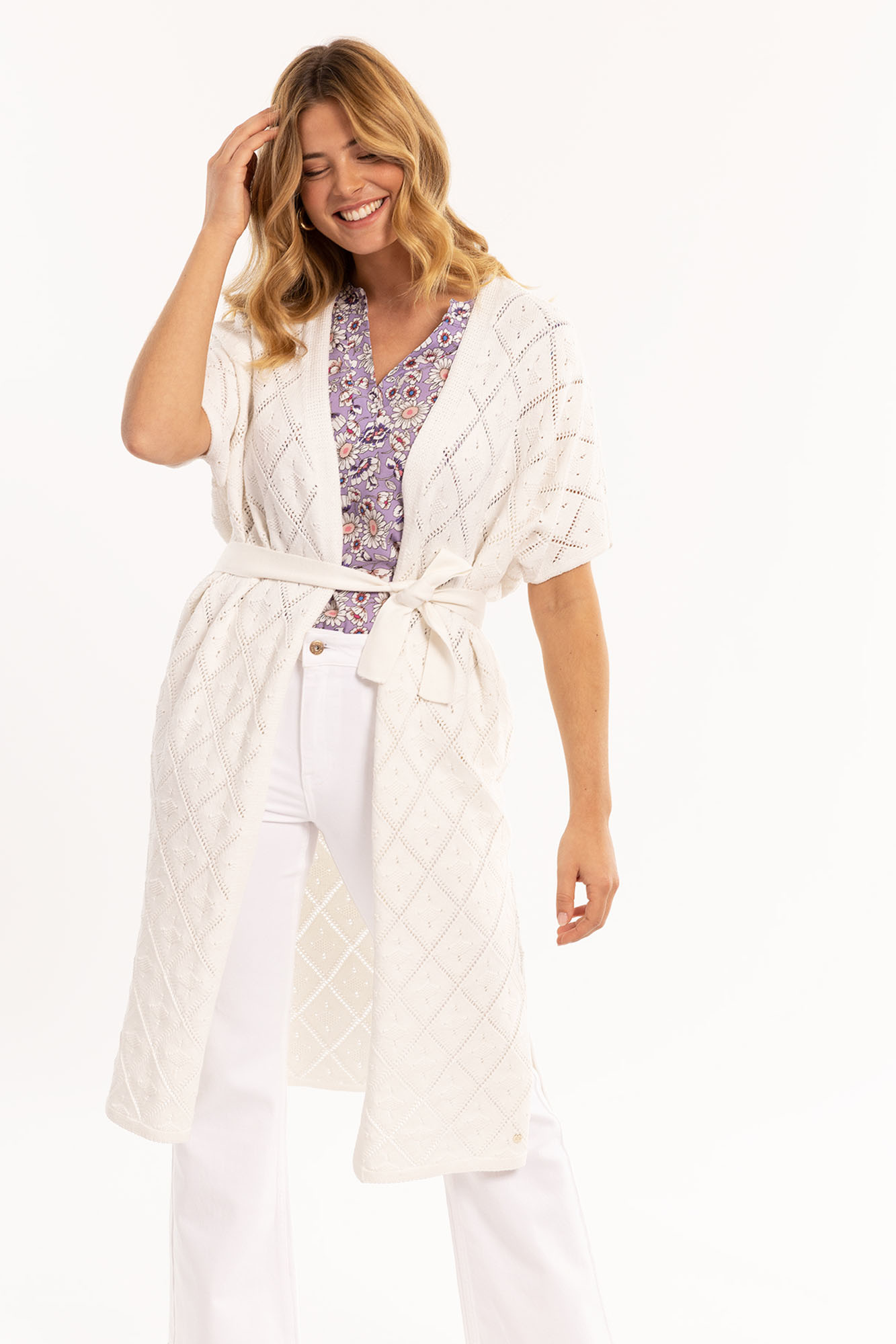 Asha Ajour Cardigan - Studio Anneloes