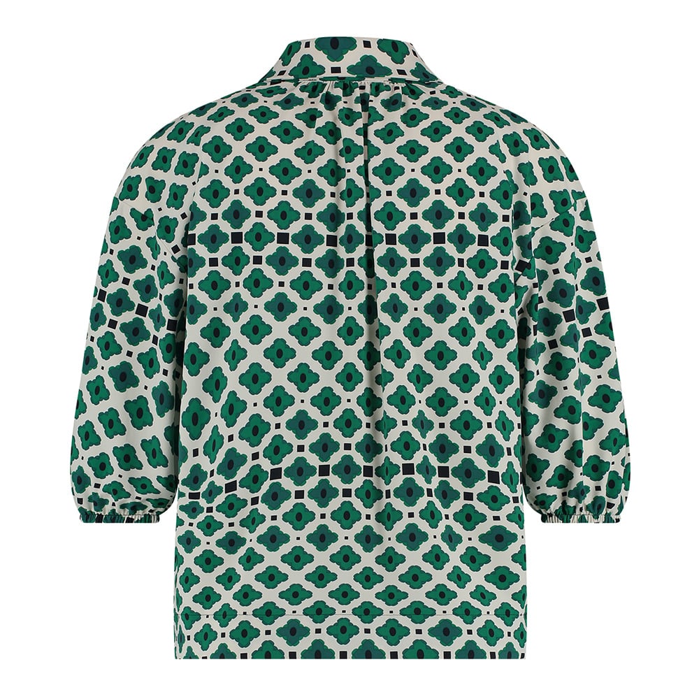 Skyler Graphic Flowers Blouse - Studio Anneloes