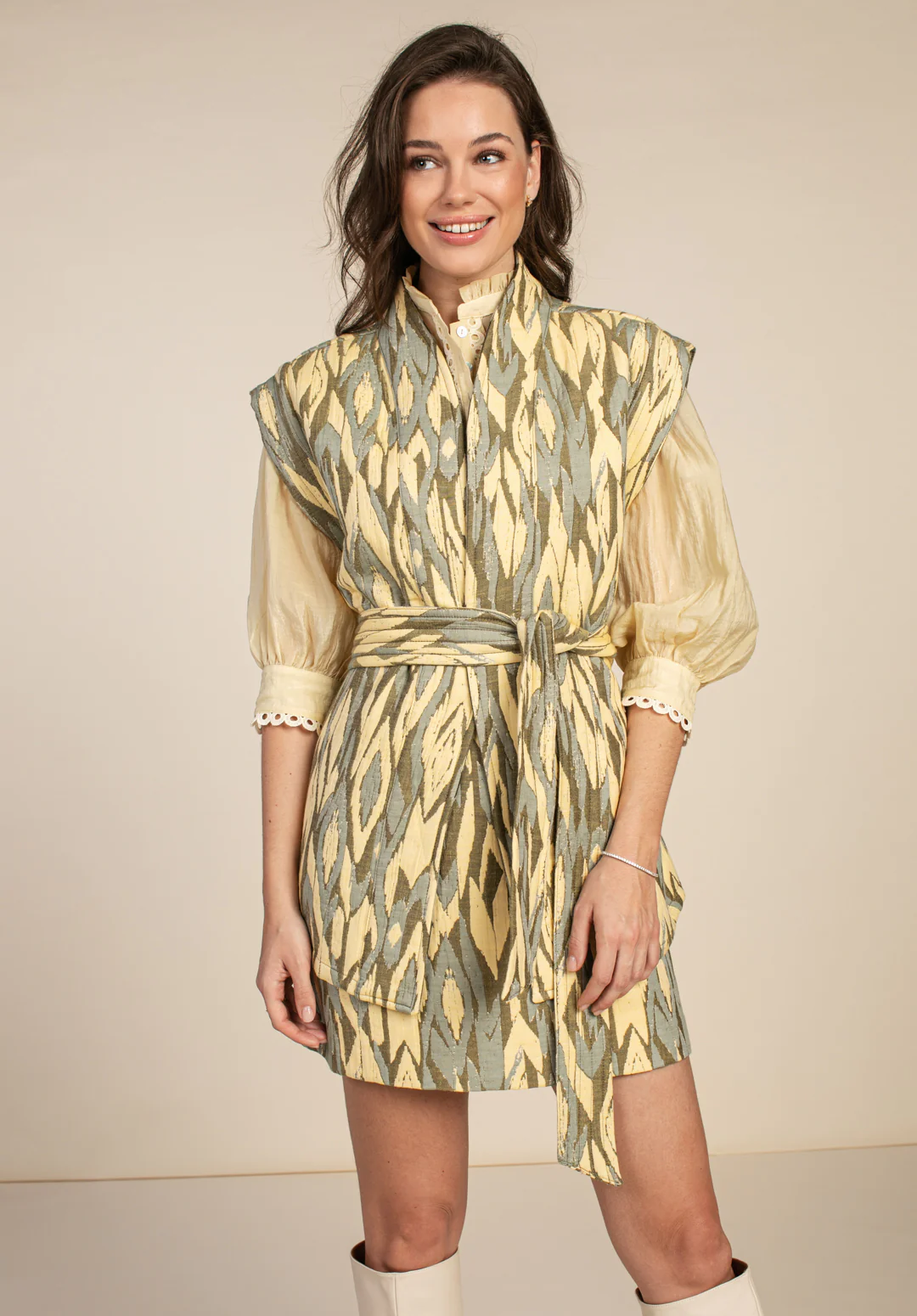 Melissa Ikat Pes Gilet - Aaiko