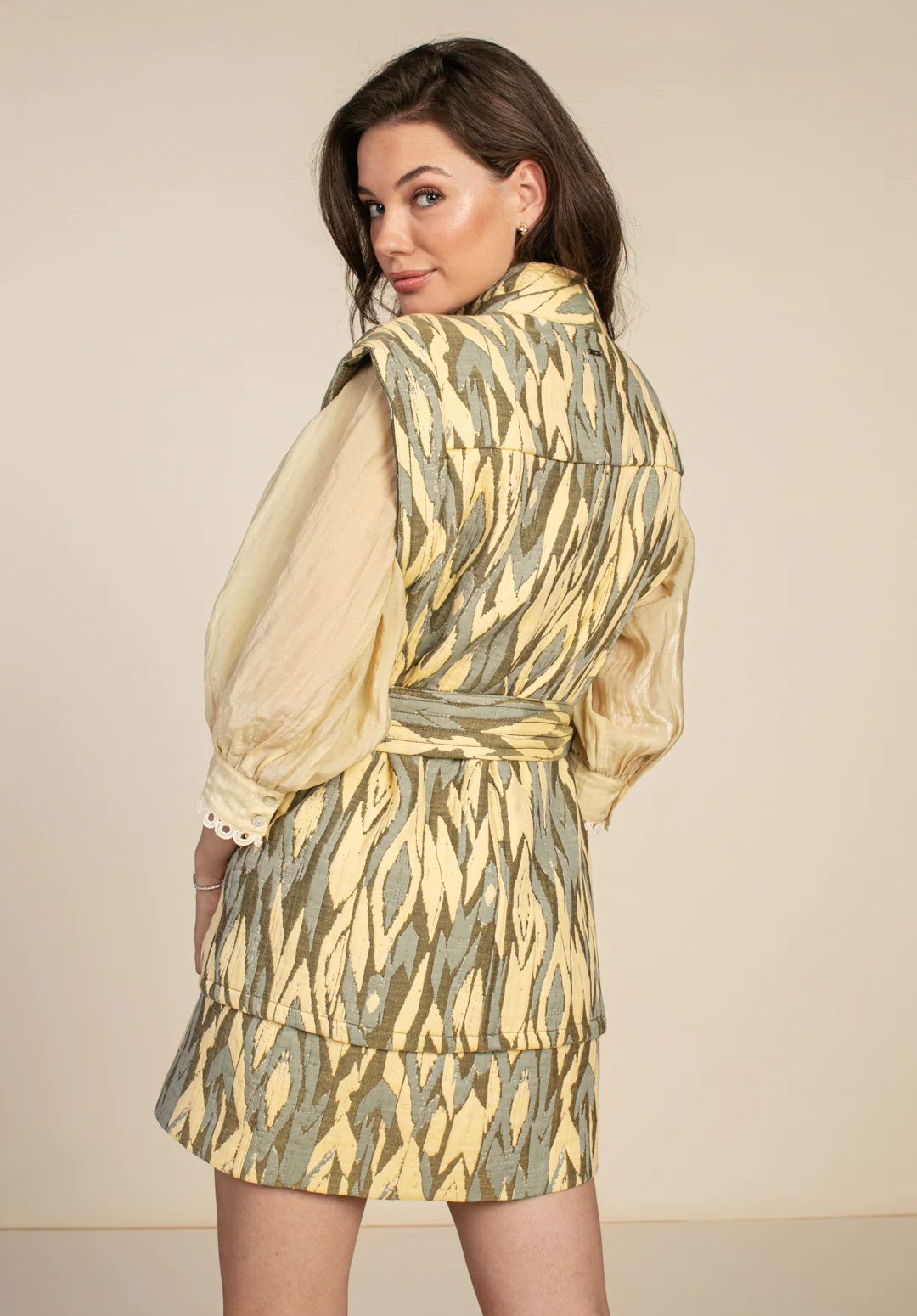 Melissa Ikat Pes Gilet - Aaiko