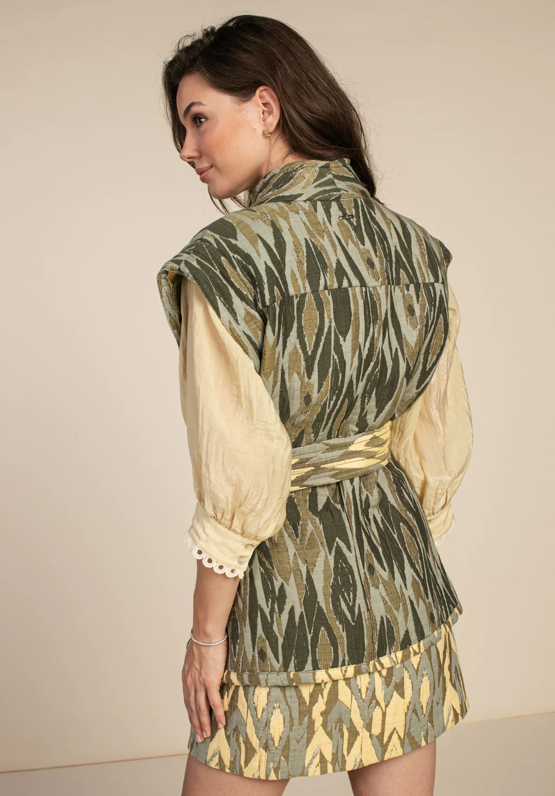 Melissa Ikat Pes Gilet - Aaiko