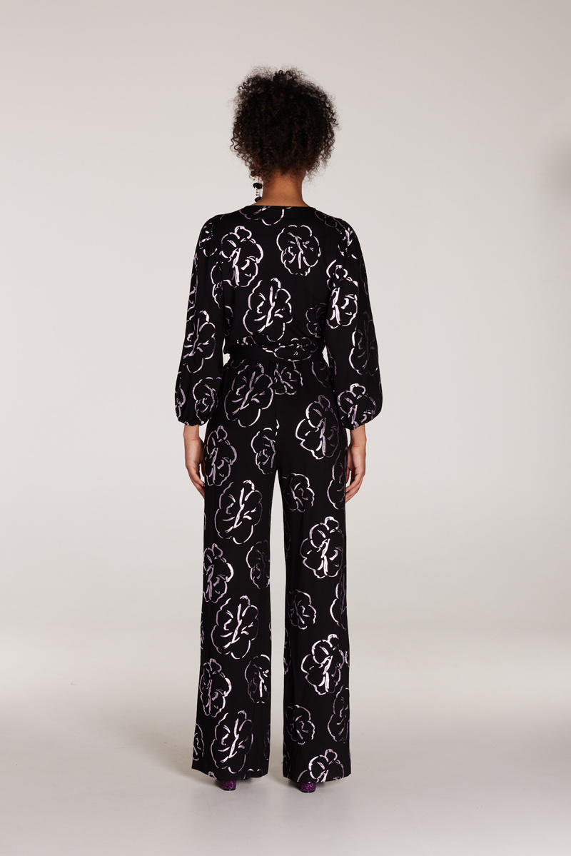 Pieta Jersey Foil Print Jumpsuit - Jansen Amsterdam