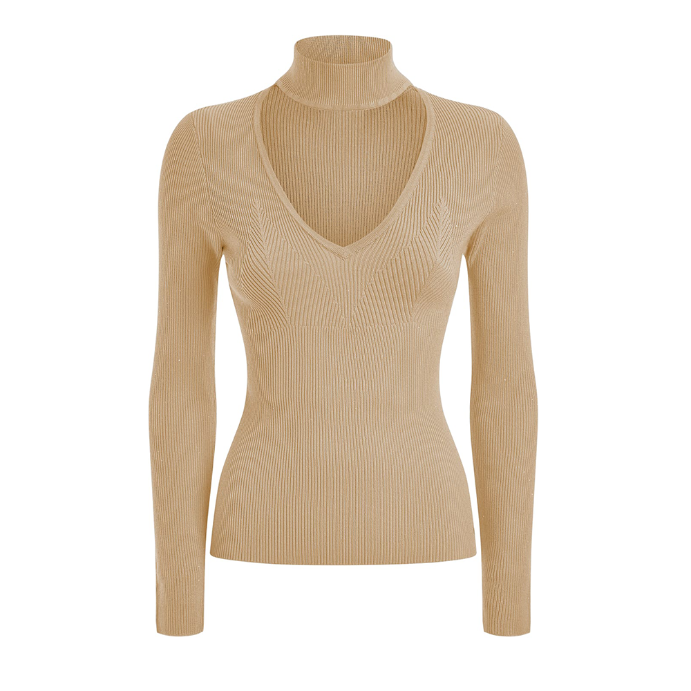 Micro Sequin Rib Lea Sweater - GUESS