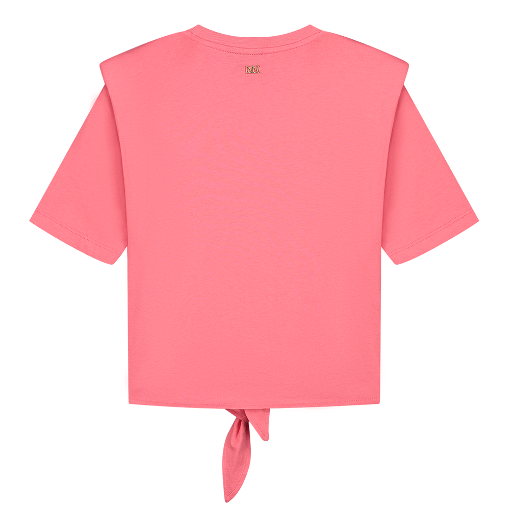 Padded Shoulder T-Shirt - NIK&NIK