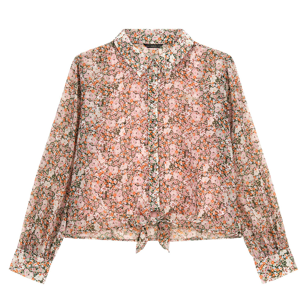 Longsleeve Bow Shirt - GUESS KIDS