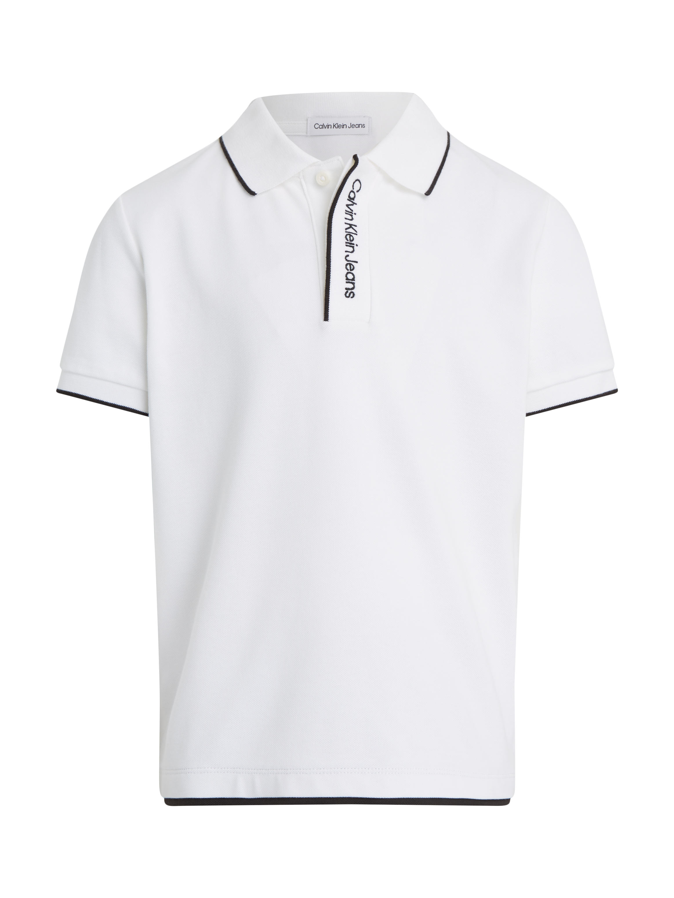 INTARSIA LOGO PIQUE S/S - Calvin Klein Kids