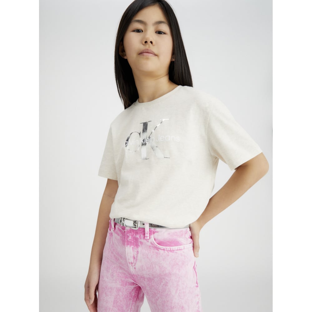 CK MONOGRAM SS T-SHIRT - Calvin Klein Kids