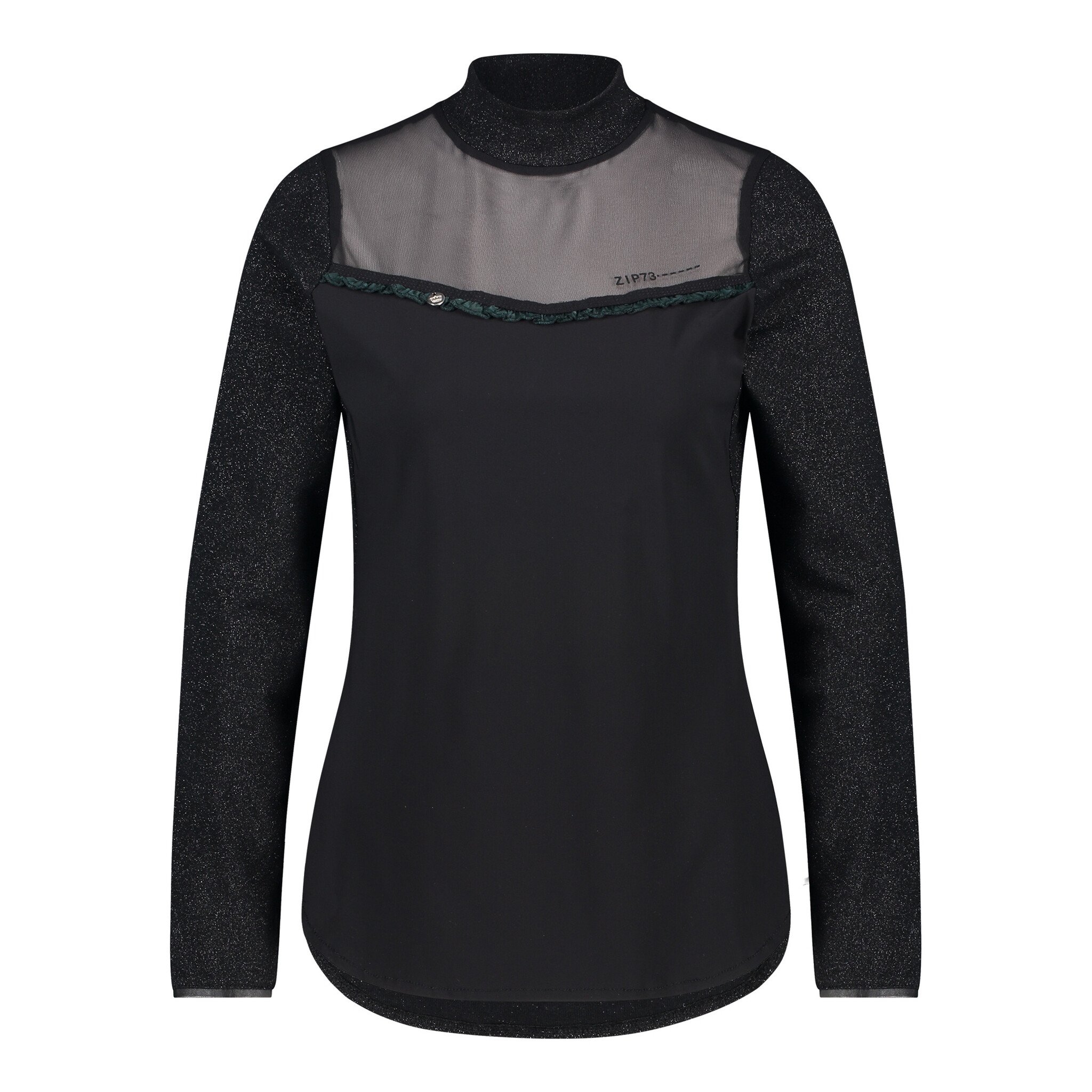 Top Ruffle Mesh - ZIP73