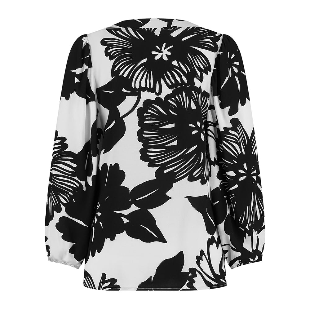 Cher Flower Crepe Blouse - Studio Anneloes
