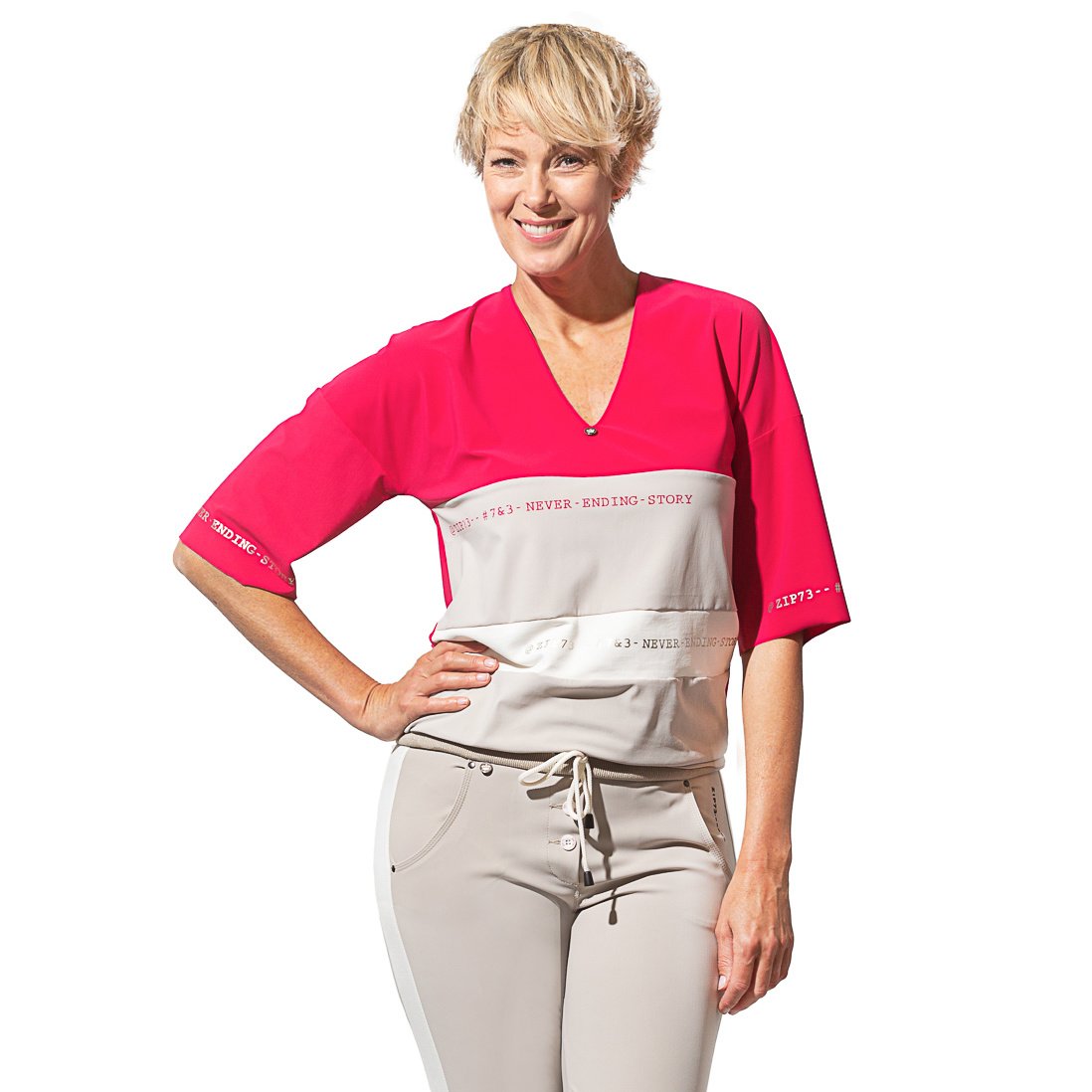 Top Streep Print 720 - ZIP73 - Alternatieve afbeelding