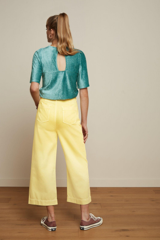 Marcie Cropped Pants Garment Dye - King Louie