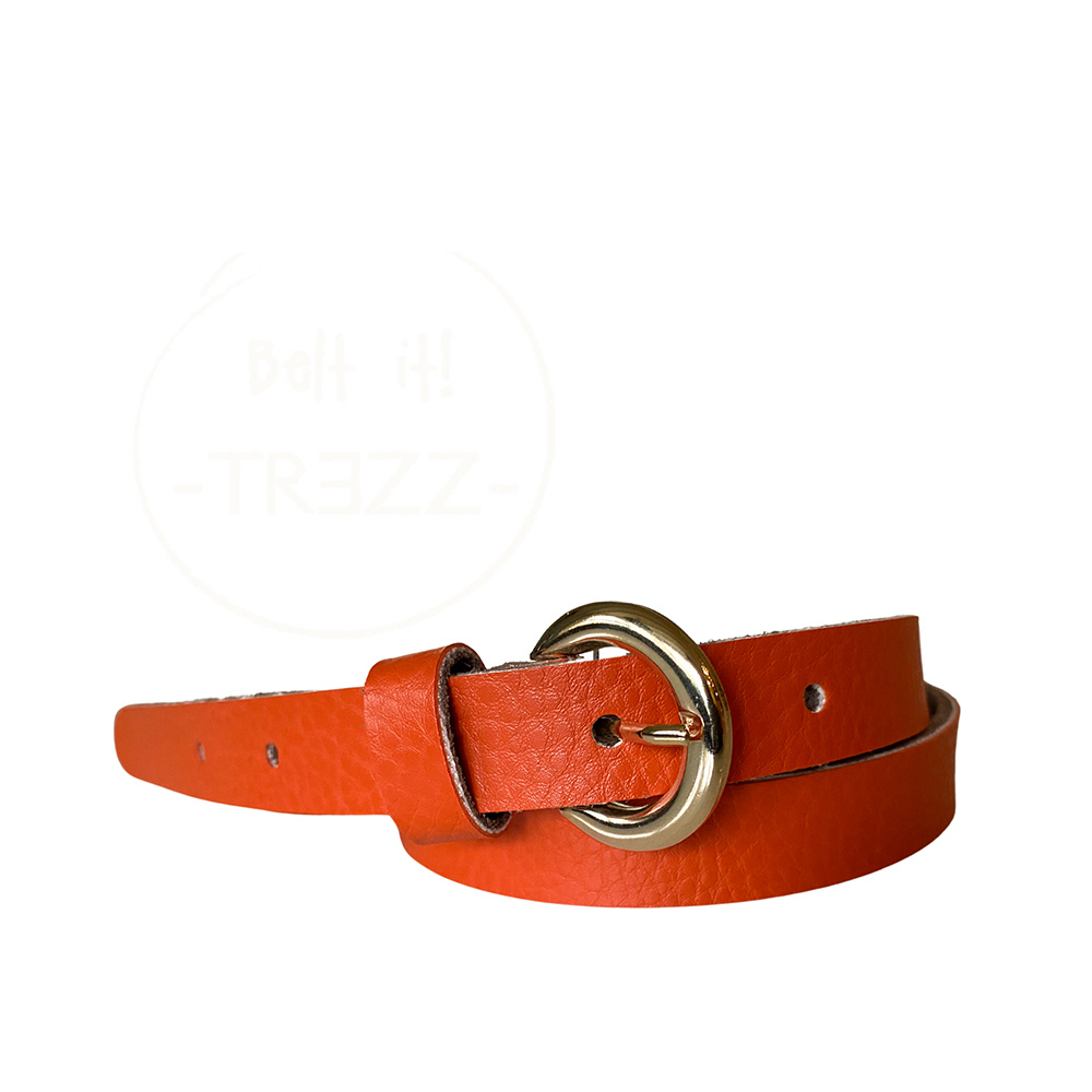 Broos 2cm Leer Met Leren Gesp Amalfi Arabesk - TREZZ Kids