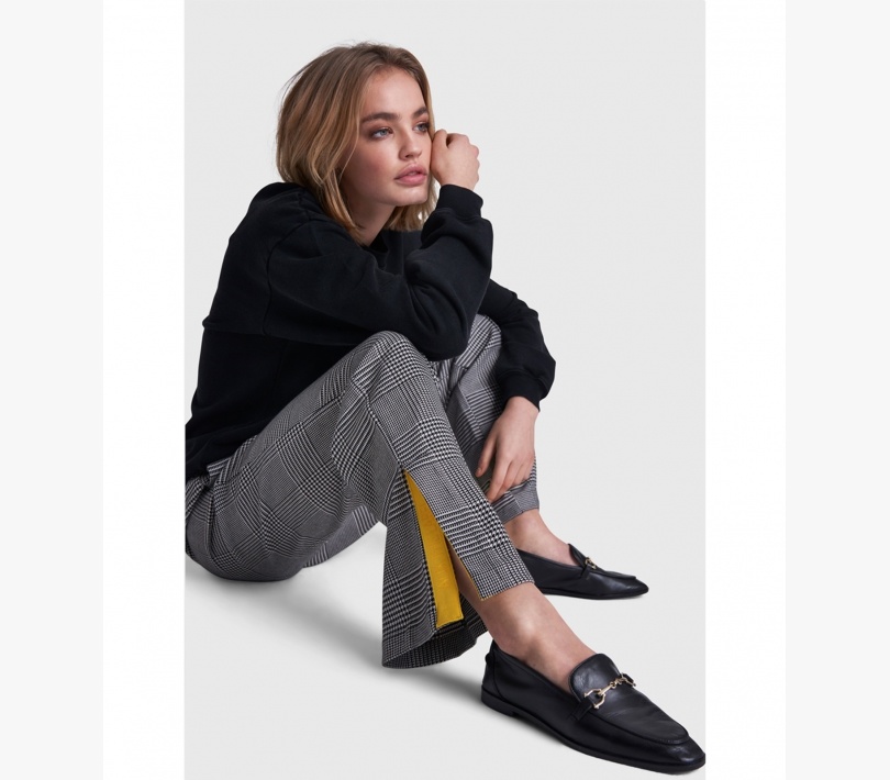 Woven Check Pants - Alix The Label - Alternatieve afbeelding