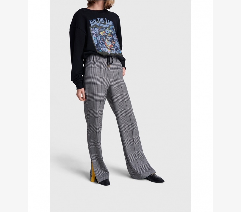 Woven Check Pants - Alix The Label