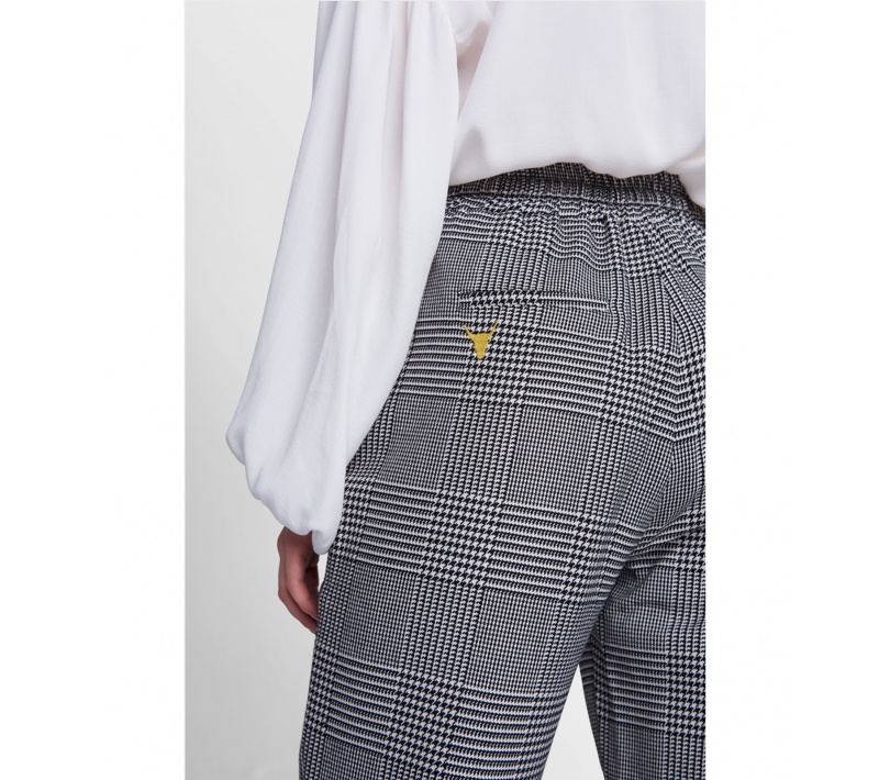 Woven Check Pants - Alix The Label