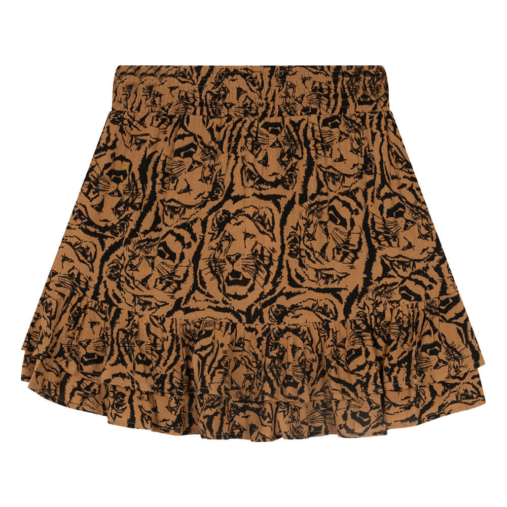 Woven Tiger Head Skirt - Alix The Label