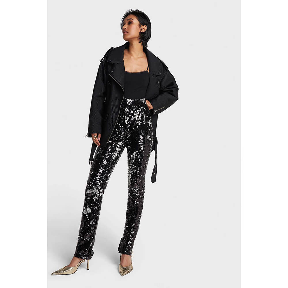 Ladies Knitted Sequin Pants - Alix The Label