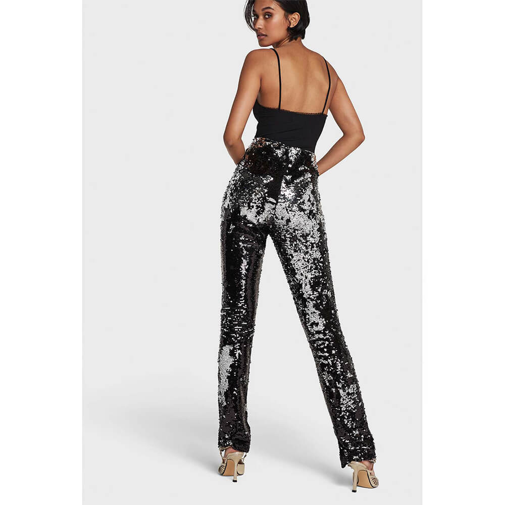 Ladies Knitted Sequin Pants - Alix The Label