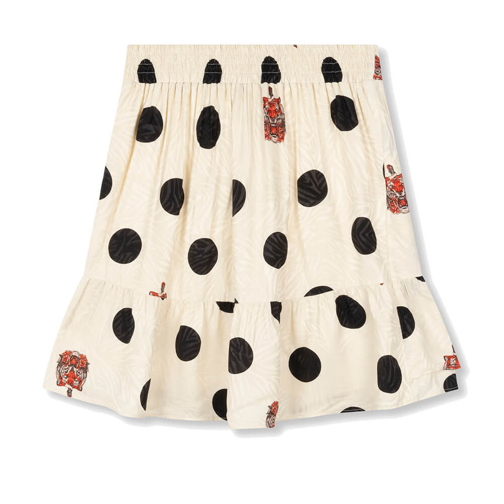 Ladies Woven Dot Tiger Jacquard Skirt - Alix The Label