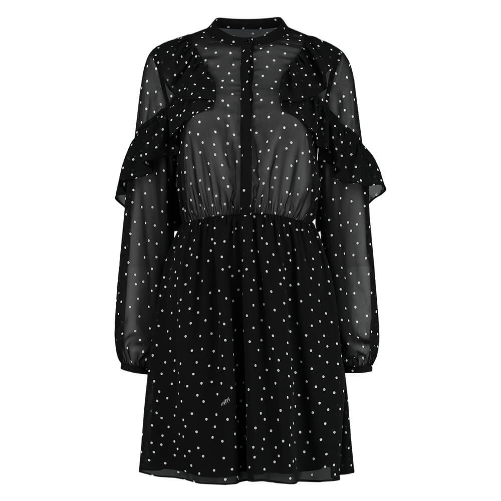 Dotted Ruffle Dress - NIKKIE