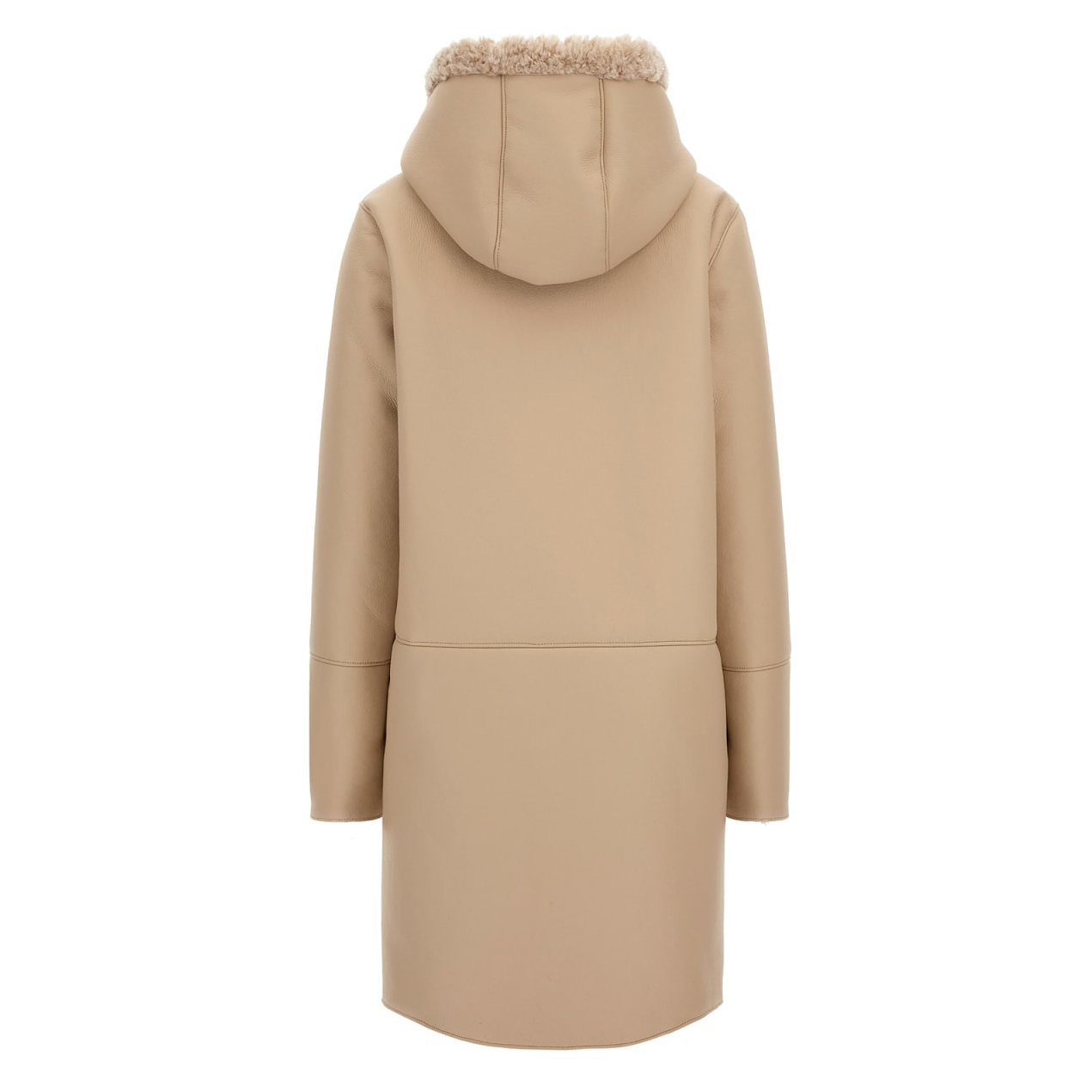 GUESS Clara Hooded Parka Pearl Oyster - GUESS - Alternatieve afbeelding