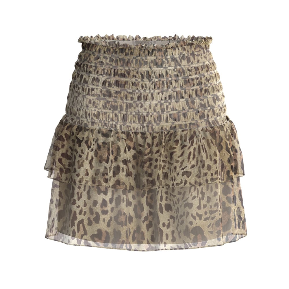 Brigida Smocked Mini Skirt - GUESS