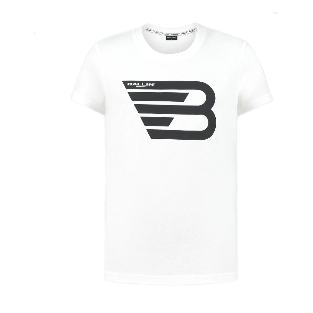 T-Shirt With Chestprint 7104 - Ballin Amsterdam