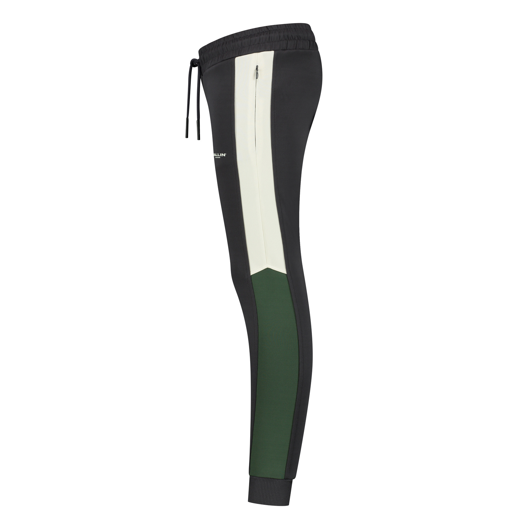 Jogger Pants With Colorblock And Frontprint 7504 - Ballin Amsterdam