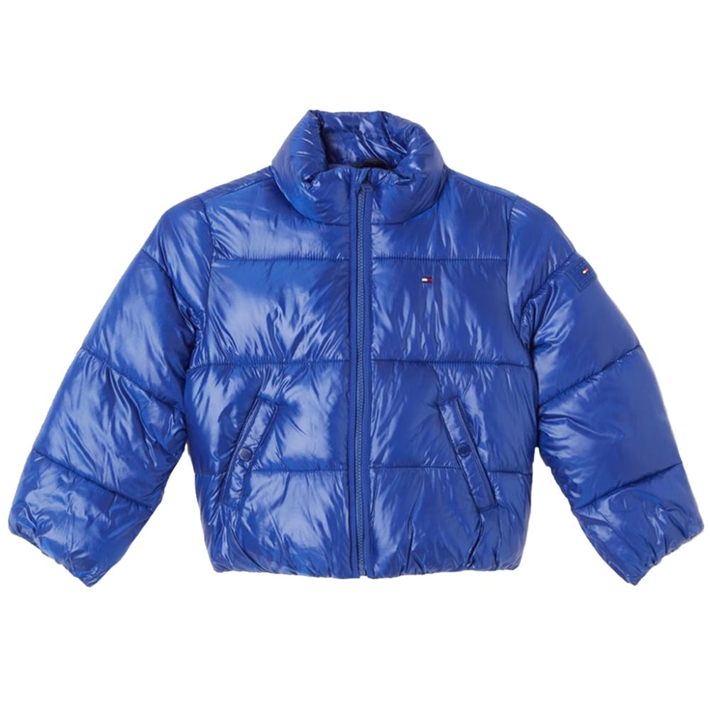 Glossy Puffer Jacket - Tommy Hilfiger Kids