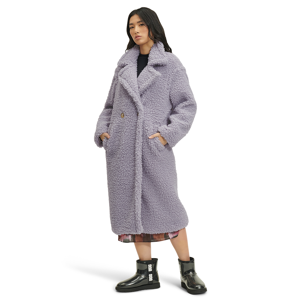 Gertrude Long Teddy Coat - UGG