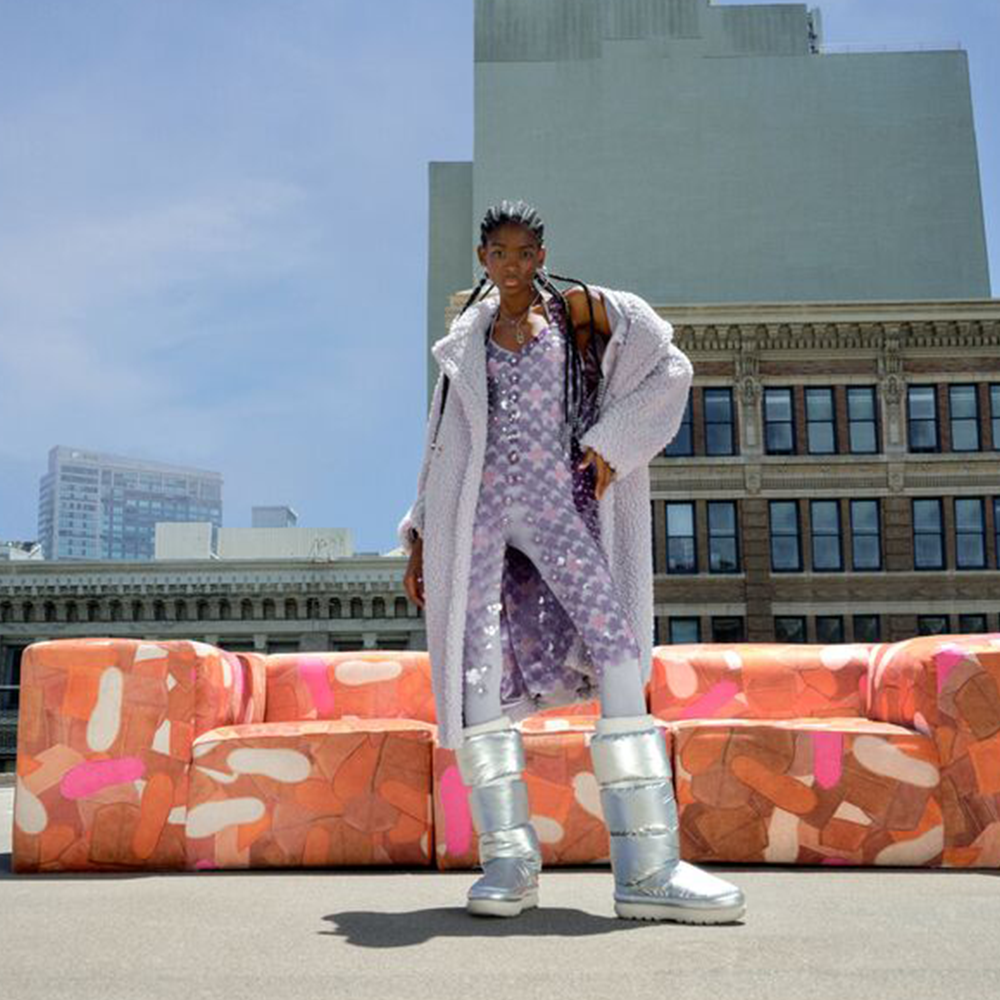 Gertrude Long Teddy Coat - UGG - Alternatieve afbeelding