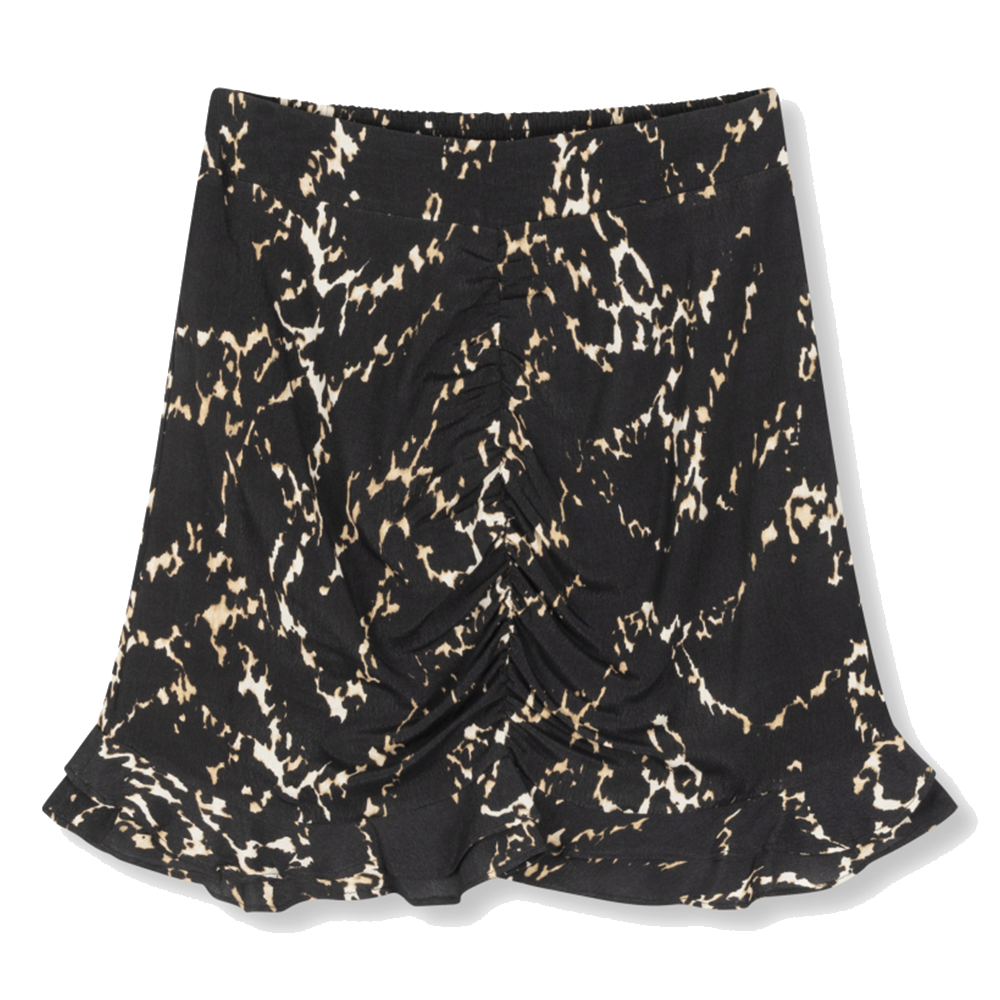 Ladies Woven Animal Lines Mini Skirt - Alix The Label